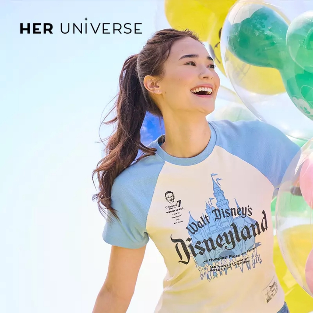 Disneyland Her Universe Raglan Short Sleeve Tee